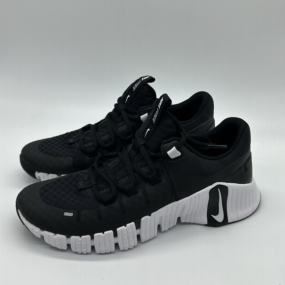 New Nike Men's Free Metcon 5 TB Pro White Black Training FN6616-002 NWOB - Picture 4 of 5